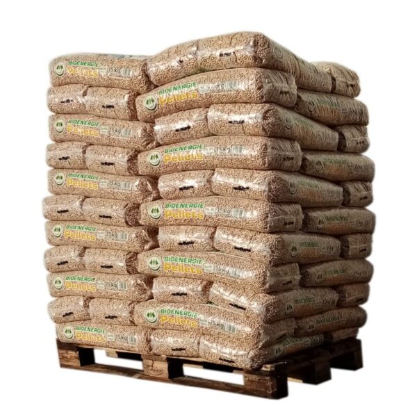 Pellet BIO ENERGIE – Palette de 66 Sacs de 15 KG