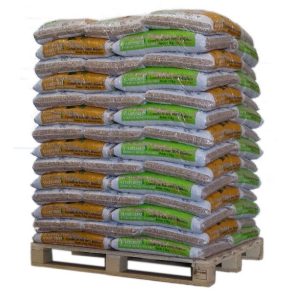 Pellet STARFOREST – Palette de 70 Sacs de 15 KG
