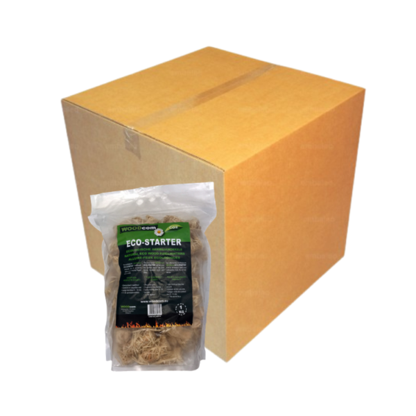 Boîte allume-feu ECO laine de bois – 12Kg